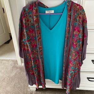 Boutique shirt & kimono